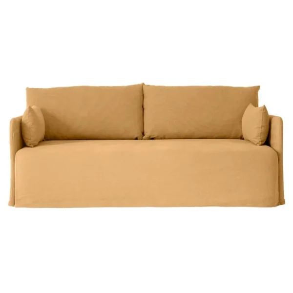 Audo Copenhagen Sofas Und Liegen-Offset 2-Sitzer-Sofa mit losem Bezug, Hafer
