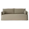ferm LIVING Sofas Und Liegen-Audo Copenhagen Offset 2-Sitzer-Sofa mit losem Bezug, Mohnsamen