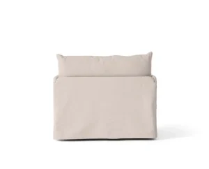 Viccarbe Sitzgelegenheiten-Audo Copenhagen Offset 1-Sitzer mit losem Bezug, Hafer