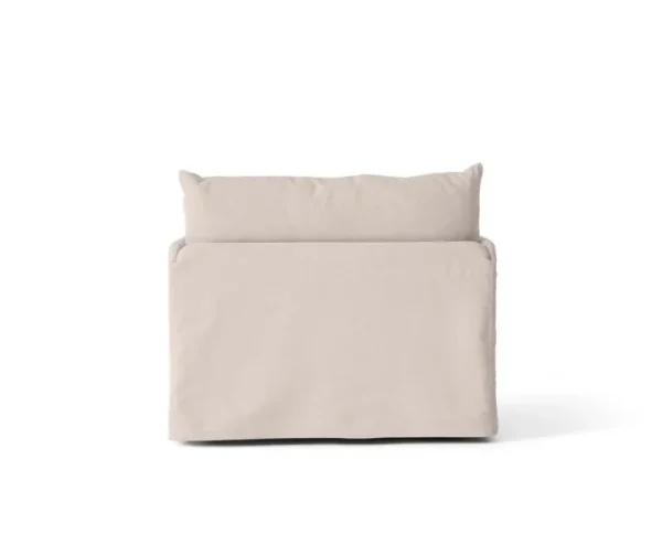 Viccarbe Sitzgelegenheiten-Audo Copenhagen Offset 1-Sitzer mit losem Bezug, Hafer