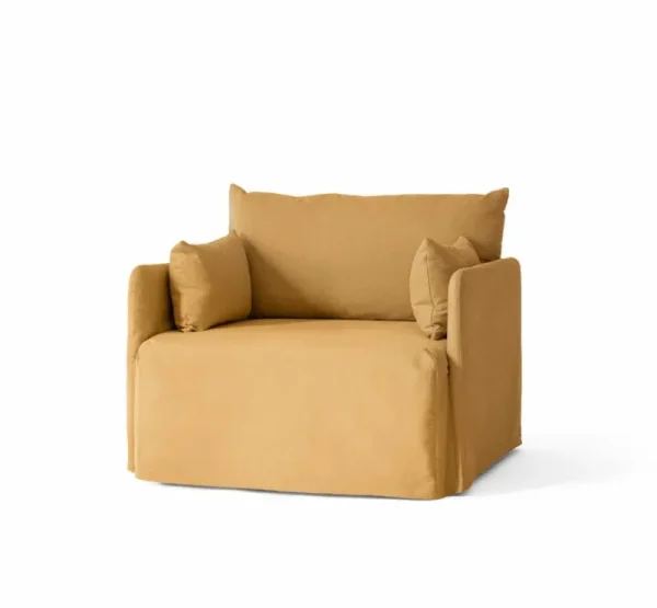Audo Copenhagen Sitzgelegenheiten-Offset 1-Sitzer mit losem Bezug, Hafer