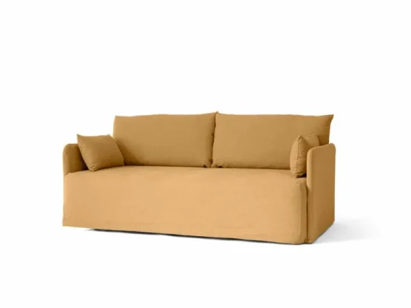 Audo Copenhagen Sofas Und Liegen-Offset 2-Sitzer-Sofa mit losem Bezug, Hafer