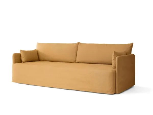 Audo Copenhagen Sofas Und Liegen-Offset 3-Sitzer Sofa mit losem Bezug, Weizen