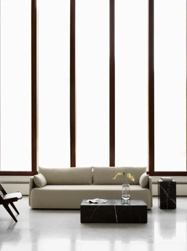 Tapio Anttila Collection Sofas Und Liegen-Audo Copenhagen Offset 3-Sitzer Sofa mit losem Bezug, Hafer