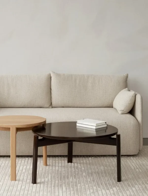 Audo Copenhagen Tische-Passage Couchtisch, 70 cm, dunkle Eiche