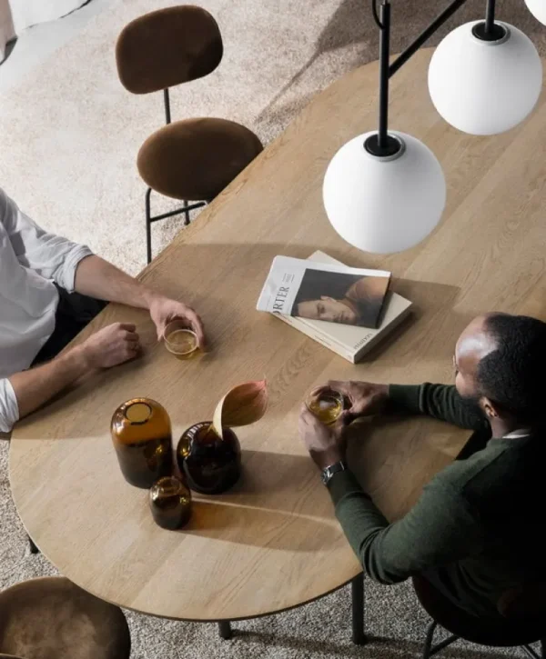 Le Klint Deckenleuchten-Audo Copenhagen Pendelleuchte TR Bulb mit Rahmen, schwarz-opal matt