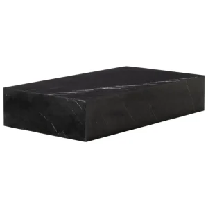 Raawii Tische-Audo Copenhagen Plinth Grand Tisch, schwarzer Marquina-Marmor