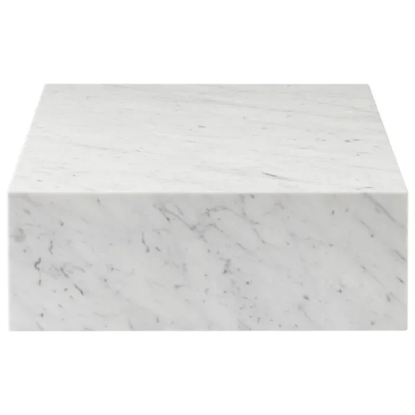 Magis Tische-Audo Copenhagen Plinth Grand Tisch, weißer Carrara-Marmor