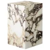 New Works Tische-Audo Copenhagen Plinth Tisch, hoch, Calacatta Viola Marmor