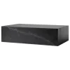 &Tradition Tische-Audo Copenhagen Plith Tisch, niedrig, schwarzer Marquina Marmor
