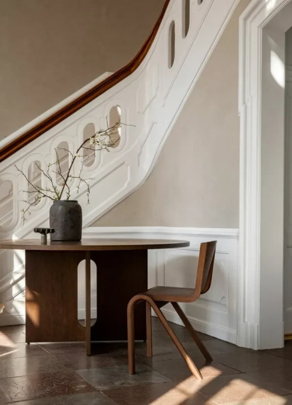 &Tradition Sitzgelegenheiten-Audo Copenhagen Ready Stuhl, Eiche rot gebeizt