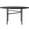 Audo Copenhagen Tische-Snaregade Tisch, rund, 138 cm, schwarze Eiche