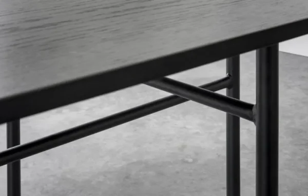 Eberhart Furniture Tische-Audo Copenhagen Snaregade Tisch, oval, 210 x 95 cm, schwarze Eiche