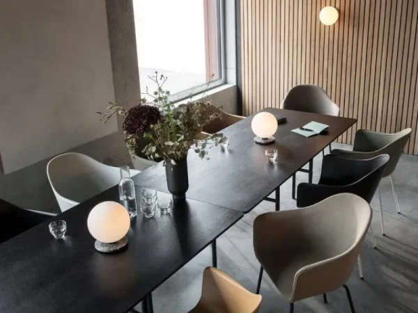 Serax Tische-Audo Copenhagen Snaregade Tisch, 200 x 90 cm, Eiche schwarz