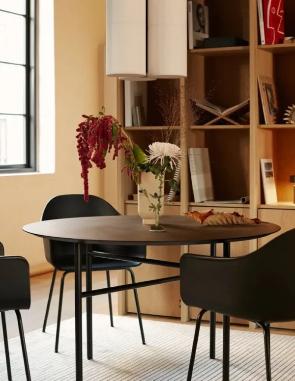 OX Denmarq Tische-Audo Copenhagen Snaregade Tisch, rund, 120 cm, Eiche dunkel gebeizt