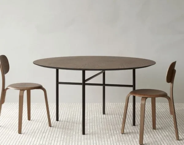 OX Denmarq Tische-Audo Copenhagen Snaregade Tisch, rund, 120 cm, Eiche dunkel gebeizt