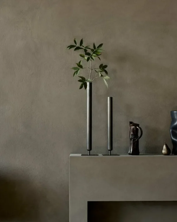 Marimekko Vasen-Audo Copenhagen Stance Vase, 50 cm, brüniertes Messing