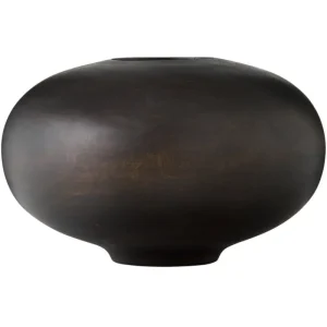 Audo Copenhagen Vasen-Surround Vase, braunes Holz