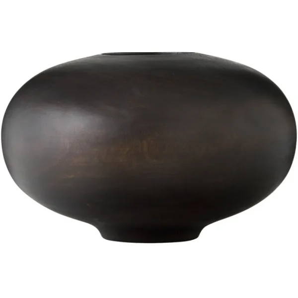 Audo Copenhagen Vasen-Surround Vase, braunes Holz