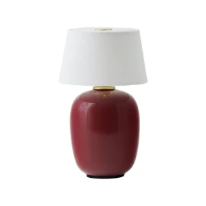 Louis Poulsen Tischlampen | Tragbare Lampen-Audo Copenhagen Torso Portable Tischleuchte, Rubinrot