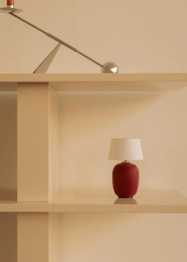 Louis Poulsen Tischlampen | Tragbare Lampen-Audo Copenhagen Torso Portable Tischleuchte, Rubinrot