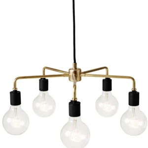 Muuto Deckenleuchten-Audo Copenhagen Tribeca Leonard Pendelleuchte, Messing