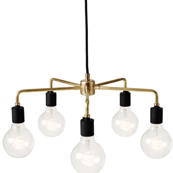 Muuto Deckenleuchten-Audo Copenhagen Tribeca Leonard Pendelleuchte, Messing