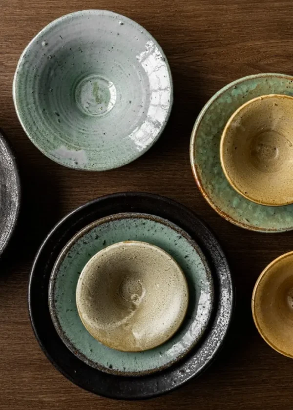Audo Copenhagen Geschirr | Dekorationsgegenstände^Triptych Keramikschale, 15 cm, Cremeweiß