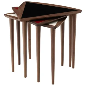 Hem Tische-Audo Copenhagen Umanoff Nesting Beistelltisch, Nussbaum - Schwarz
