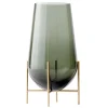 Iittala Vasen-Audo Copenhagen Vase Échasse, mittelgroß, rauchgrau