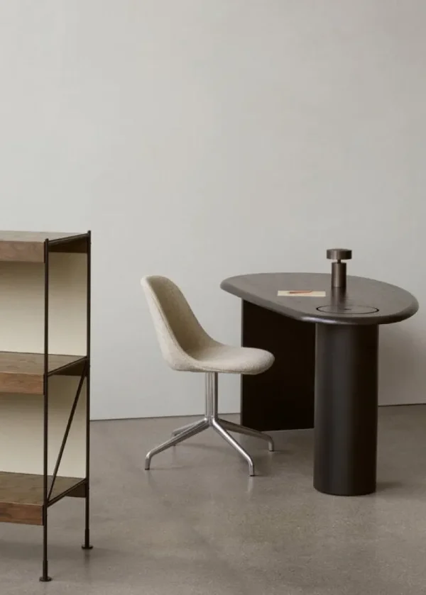 Audo Copenhagen Aufbewahrungsmöbel | Aufbewahrungsmöbel^Zet Aufbewahrungssystem, H114, schwarzer Stahl - Eiche