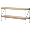 Audo Copenhagen Aufbewahrungsmöbel | Aufbewahrungsmöbel^Zet Storage System, H70, schwarzer Stahl – Eiche