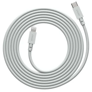 Avolt Unterhaltungselektronik^Cable 1 USB-C-zu-Lightning-Ladekabel, 2 m, Gotland Grey