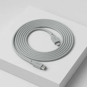 Avolt Unterhaltungselektronik^Cable 1 USB-C-zu-Lightning-Ladekabel, 2 m, Gotland Grey