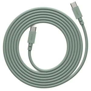 Avolt Unterhaltungselektronik^Cable 1 USB-C-zu-USB-C-Ladekabel, 2 m, Oak Green