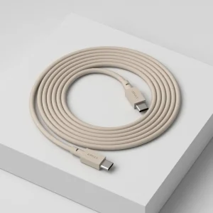 Avolt Unterhaltungselektronik^Cable 1 USB-C-zu-USB-C-Ladekabel, 2 m, Nomad Sand