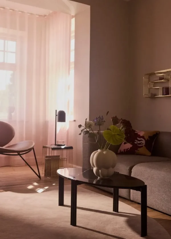 String Furniture Regale-AYTM Curva Regal, rechteckig, gold