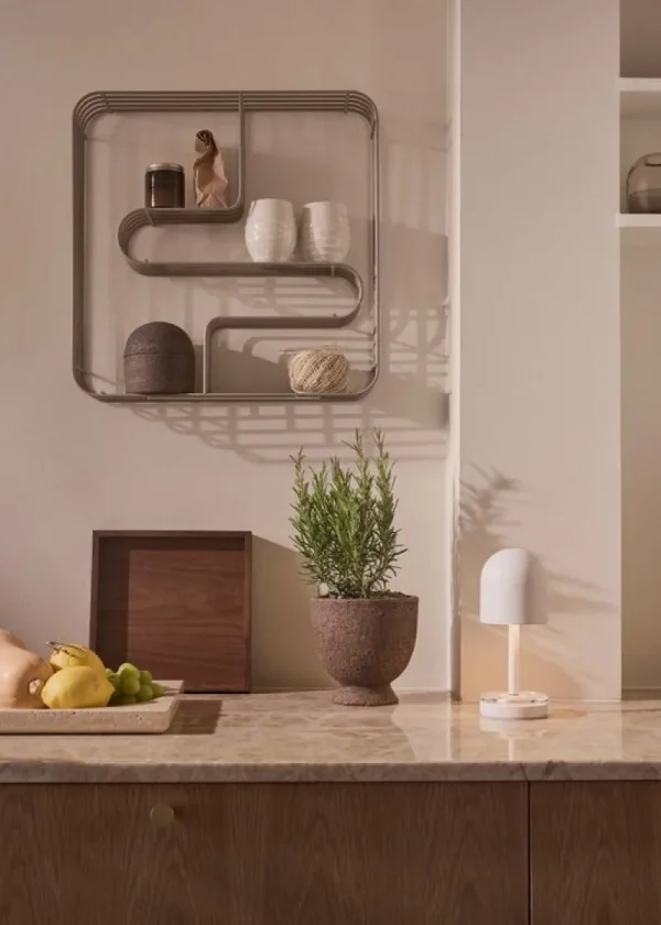 ferm LIVING Regale-AYTM Curva Square Regal, silber
