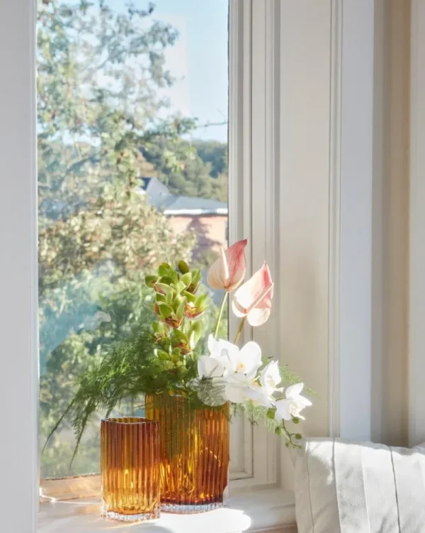 Marimekko Vasen-AYTM Folium Vase, S, Bernsteingelb