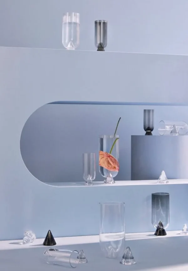 Marimekko Vasen-AYTM Glacies Vase, M, Klar