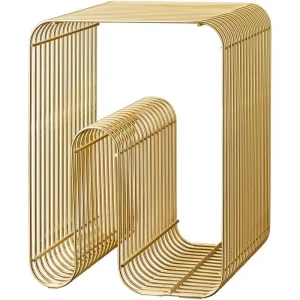 Made by Choice Sitzgelegenheiten-AYTM Hocker Curva, goldfarben