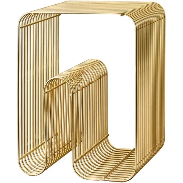 Made by Choice Sitzgelegenheiten-AYTM Hocker Curva, goldfarben