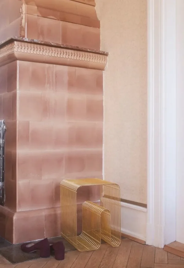 Made by Choice Sitzgelegenheiten-AYTM Hocker Curva, goldfarben