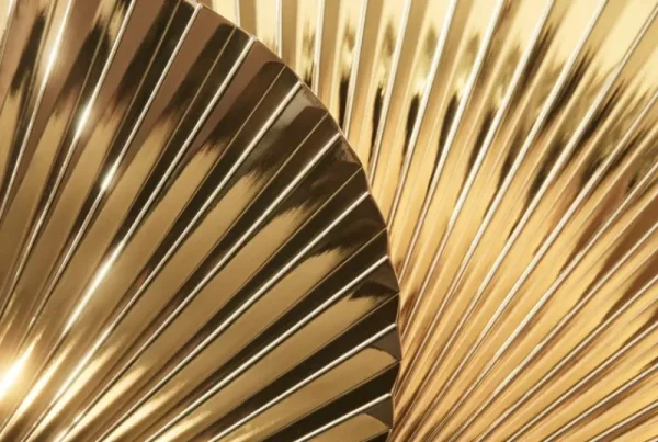 AYTM Garderoben Und Kleiderbügel^Wandhaken Concha S, goldfarben