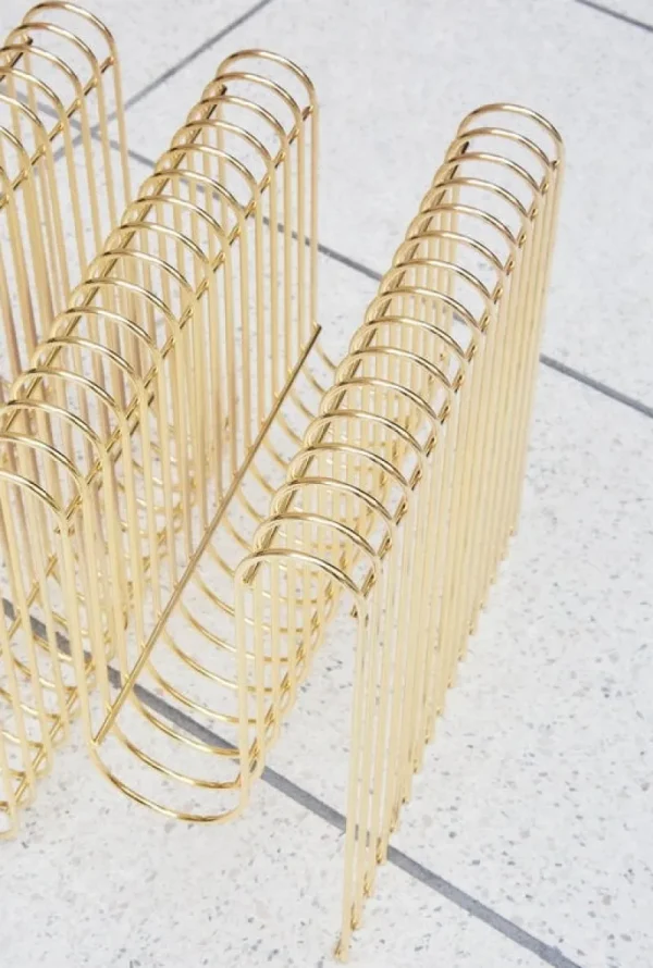 AYTM Zeitschriftenständer^Zeitschriftenhalter Curva, gold