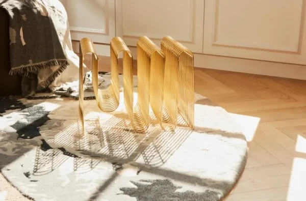 AYTM Zeitschriftenständer^Zeitschriftenhalter Curva, gold