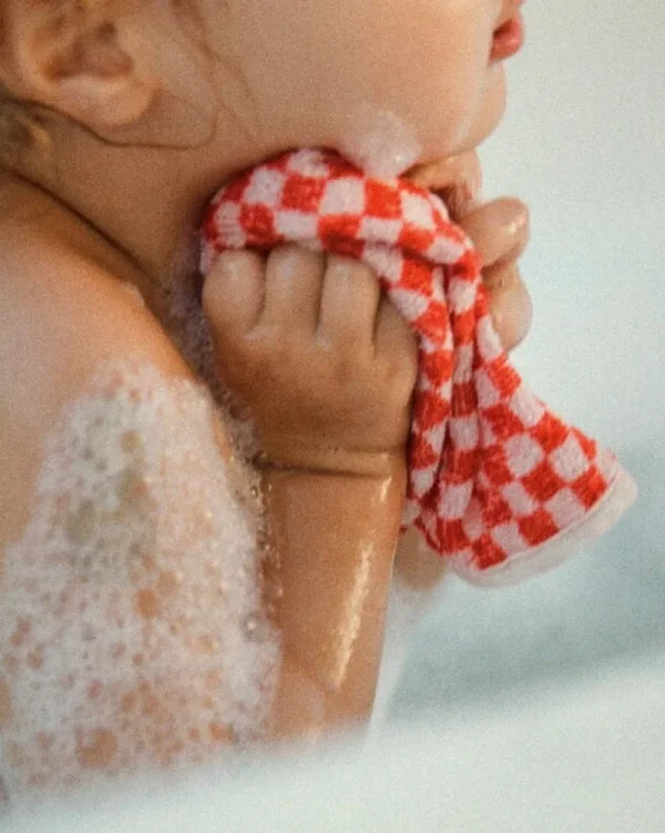 Kinder Baina Textilien Für Kinder | Badezimmertextilien^Baby-Waschlappen-Set, Paloma Sun - ecru