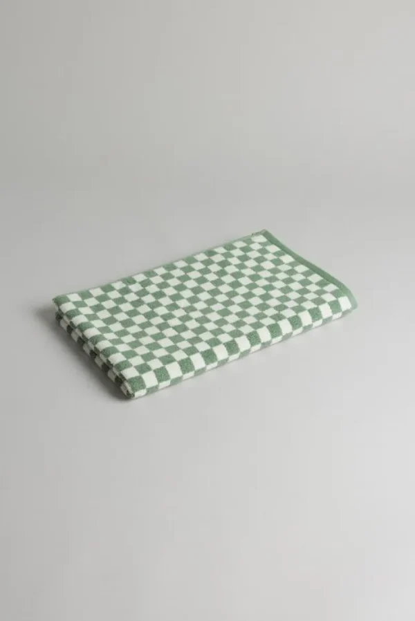 Baina Badezimmertextilien^Badematte Beppu, 50 x 80 cm, Salbei - Kreide