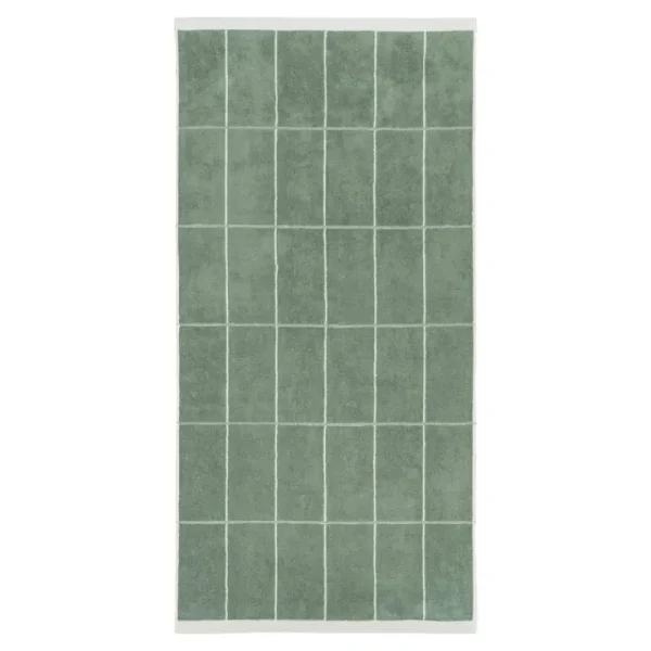 Baina Badezimmertextilien^Badetuch Bethell, 70 x 140 cm, Salbei - Kreide