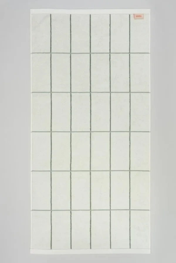 Baina Badezimmertextilien^Badetuch Bethell, 70 x 140 cm, Salbei - Kreide